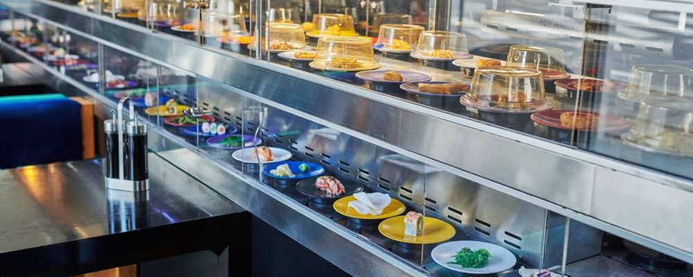 Crazy Sushi restaurant i Næstved Interiør hos Crazy Sushi i Næstved – sushi ad libitum og takeaway restaurant