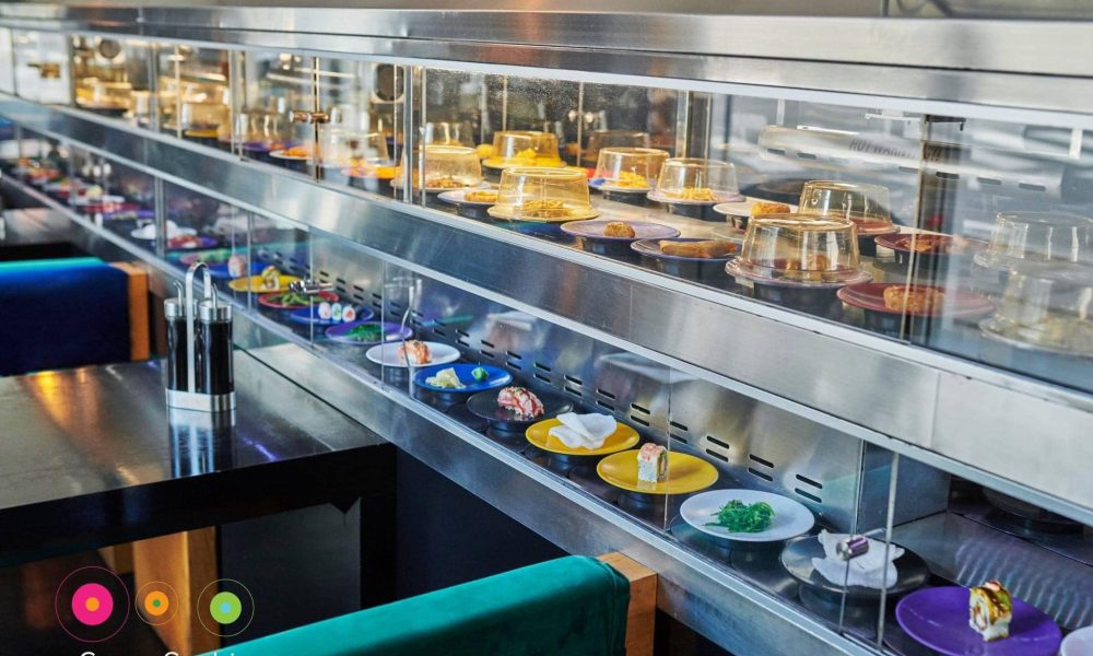 Crazy Sushi restaurant i Næstved Interiør hos Crazy Sushi i Næstved – sushi ad libitum og takeaway restaurant