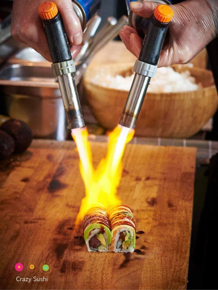 Sushi ruller anrettet – Crazy Sushi Næstved Sushi ruller flot anrettet hos Crazy Sushi i Næstved – sushi ad libitum og takeaway